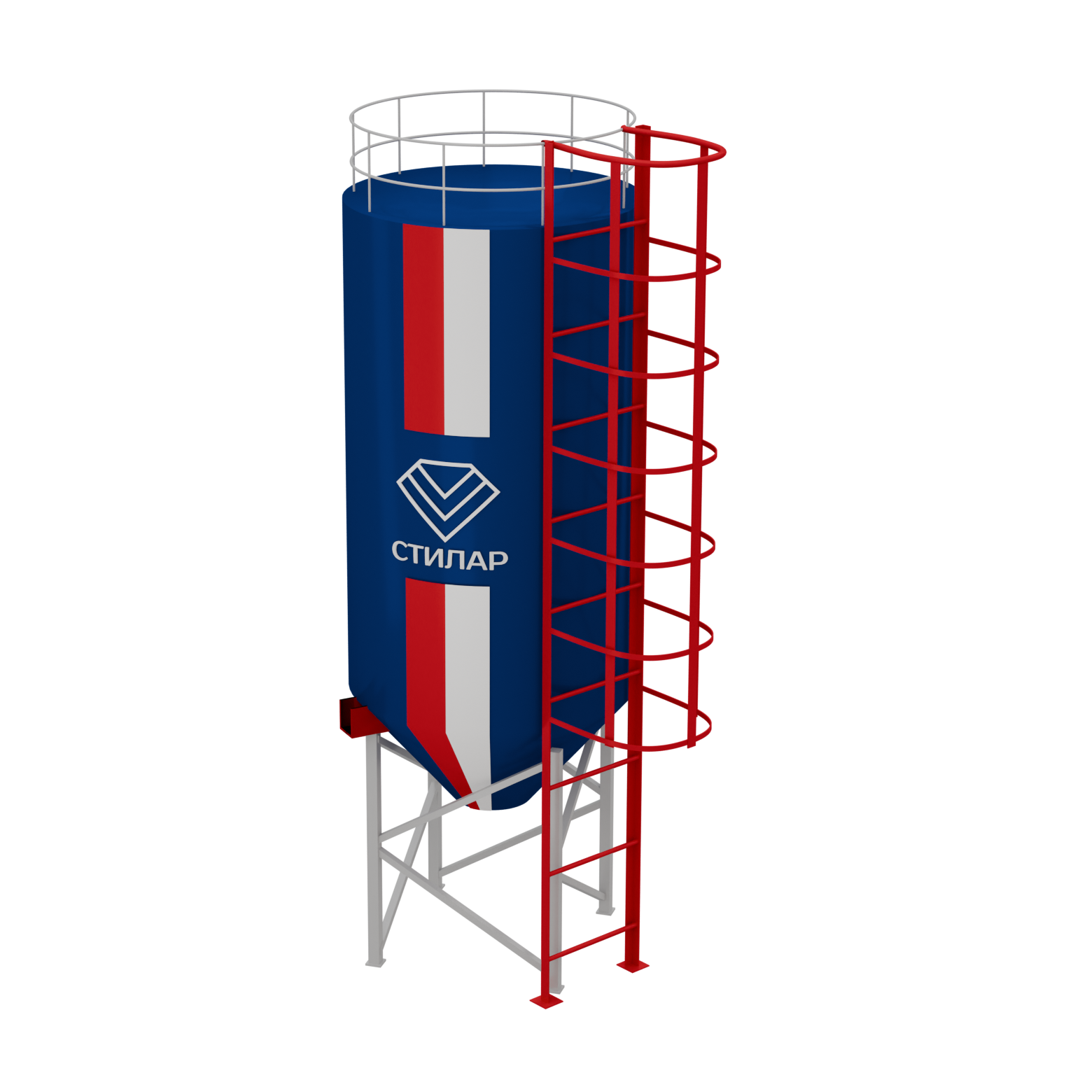 Цельносварный силос для зерна 50 м³ от производителя