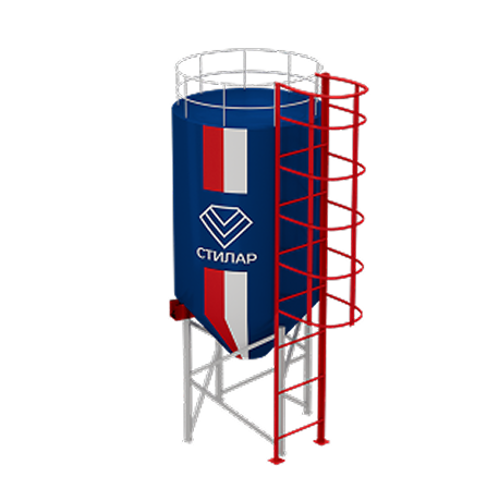 Цельносварный силос для песка 10 м³ от производителя